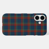 Coques Case-Mate iPhone Wilson Clan Blue, Green et Red Tartan (Verso (horizontal))