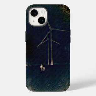 Coque Pour iPhone 14 Windmills of Change Artistic Abstrait Phone Case