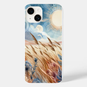 Coque Pour iPhone 14 Windy Day Rustic Boho Mountain Prairie Country