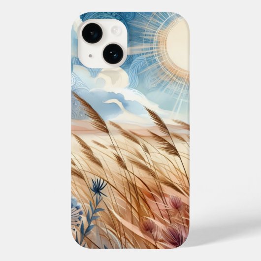 Coques Case-Mate iPhone Windy Day Rustic Boho Mountain Prairie Country (Verso)