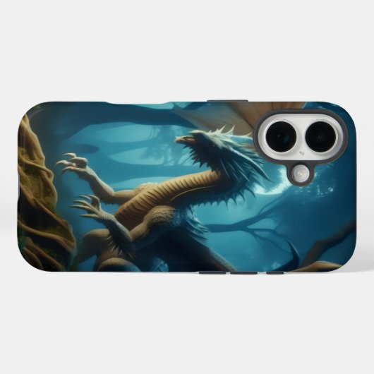 Coques Case-Mate iPhone Winged Draco (Verso (horizontal))