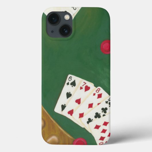 Coques Case-Mate iPhone Winning Poker Hand Six Through Ten (Verso)