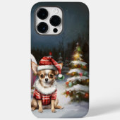 Coques Case-Mate iPhone Winter Chihuahua Caravan Christmas Adventure (Verso)