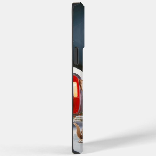 Coques Case-Mate iPhone Winter Chihuahua Caravan Christmas Adventure (Verso / Droite)