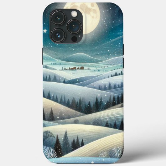 Coques Case-Mate iPhone Winter Hillsides (Verso)