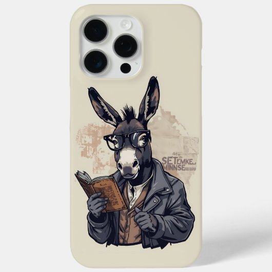 Coques Case-Mate iPhone Wise Donkey — Phone Case (Verso)