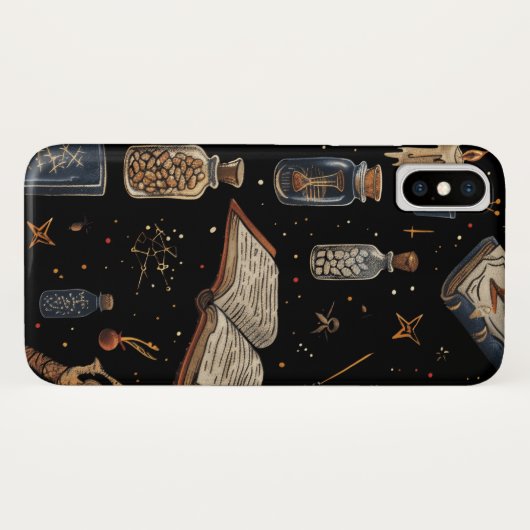 Coques Case-Mate iPhone Witchcraft Potion Pattern – Halloween Magic (Dos (Horizontal))