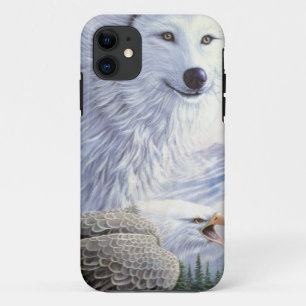 Coque Case-Mate Pour iPhone Wolf Eagle Animaux Parc naturel Bureau des affaire
