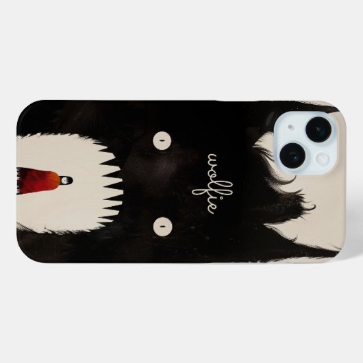 Coques Case-Mate iPhone Wolf et le petit chaperon rouge (Verso (horizontal))