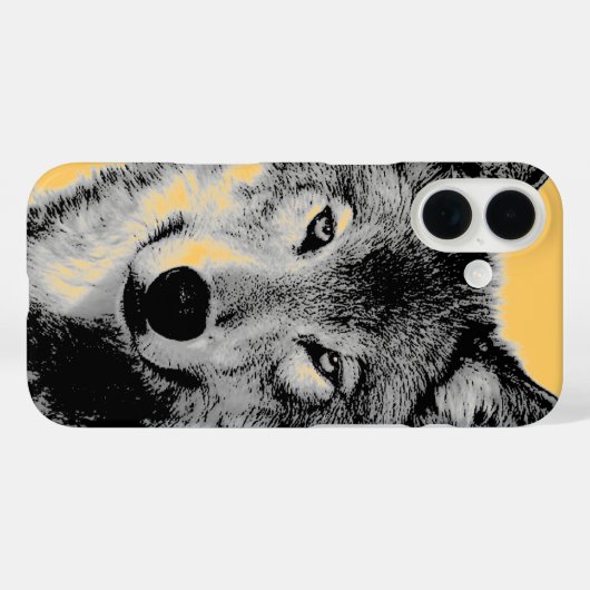 Coques Case-Mate iPhone Wolf Eyes (Verso (horizontal))