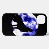 Coques Case-Mate iPhone Wolf Howling à Moon (Verso (horizontal))