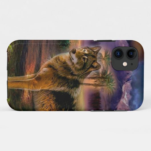 Coques Case-Mate iPhone Wolf hunting (Dos (Horizontal))