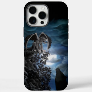 Coques iPhone 16 Pro Max Wolf Moon - Wolf avec Golem