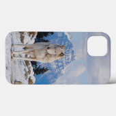 Coques Case-Mate iPhone Wolf & Mountain Wolf-Lover Wildlife Art (Verso (horizontal))