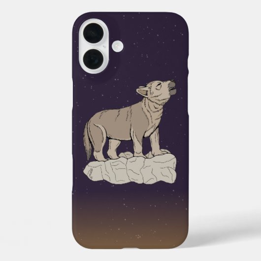 Coques Case-Mate iPhone Wolf Pup Howling (Verso)