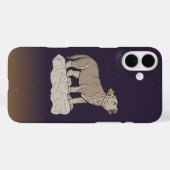 Coques Case-Mate iPhone Wolf Pup Howling (Verso (horizontal))