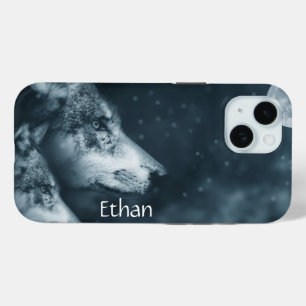 Coque Pour iPhone 15 Wolf Spirit Personnalisé