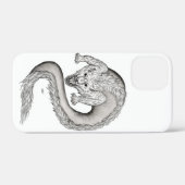 Coques Case-Mate iPhone Wolfdragon design noir et blanc (Verso (horizontal))