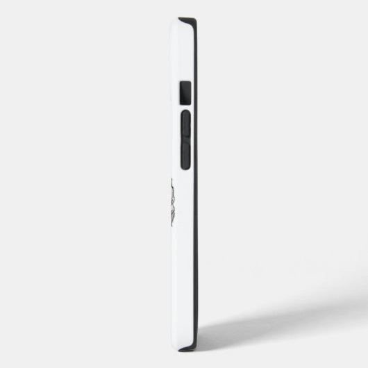 Coques Case-Mate iPhone Wolfdragon design noir et blanc (Verso / Gauche)