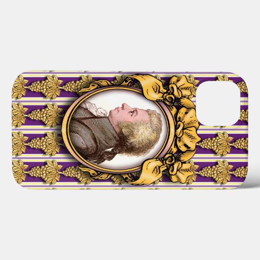 Coques Case-Mate iPhone Wolfgang Amadeus Mozart (Verso (horizontal))