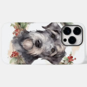 Coques Case-Mate iPhone Wolfhound Festive Wreath (Verso (horizontal))