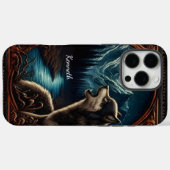 Coques Case-Mate iPhone Wolf's Moonlight Howl (Verso (horizontal))
