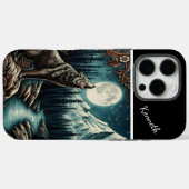 Coques Case-Mate iPhone Wolf's Moonlit Howl (Verso (horizontal))
