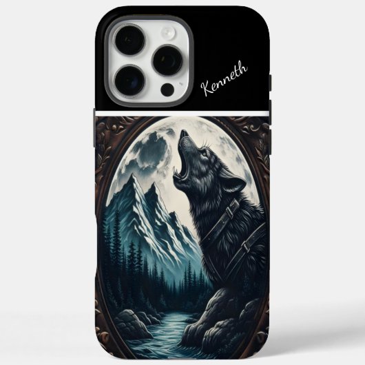 Coques Case-Mate iPhone Wolf's Moonlit Howl (Verso)
