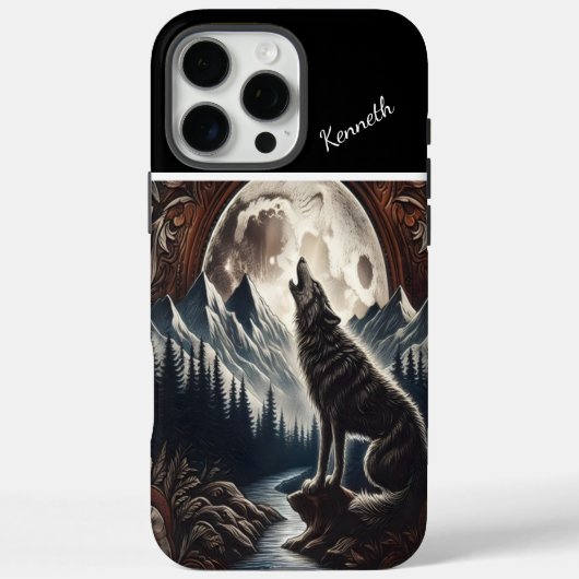 Coques Case-Mate iPhone Wolf's Moonlit Howl (Verso)