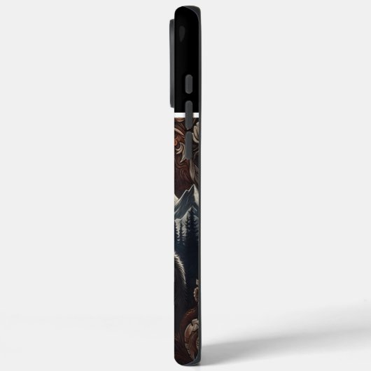 Coques Case-Mate iPhone Wolf's Moonlit Howl (Verso / Gauche)