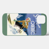 Coques Case-Mate iPhone Woman Skiing (Verso (horizontal))