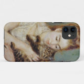Coques Case-Mate iPhone <Woman with a Cat> par Pierre-Auguste Renoir (Dos (Horizontal))