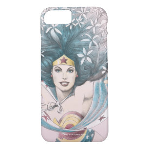 Coques Pour iPhone Wonder Woman and Flowers