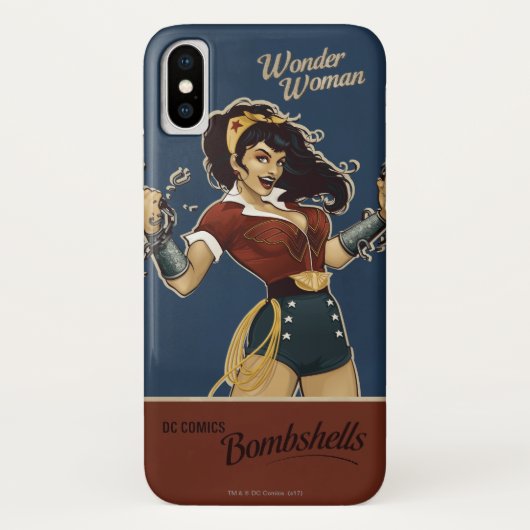 Coques Case-Mate iPhone Wonder Woman Bombshell (Dos)