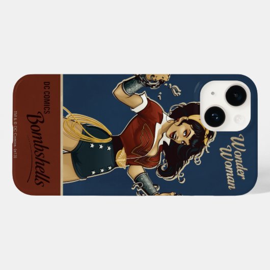 Coques Case-Mate iPhone Wonder Woman Bombshell (Verso (horizontal))