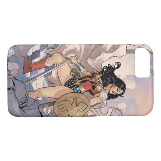 Coques Case-Mate iPhone Wonder Woman Couverture comique #13 (Dos (Horizontal))