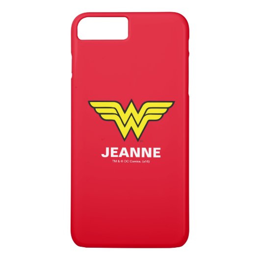 Coques Case-Mate iPhone Wonder Woman | Logo classique (Dos)
