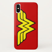 Coques Case-Mate iPhone Wonder Woman | Logo classique (Dos)