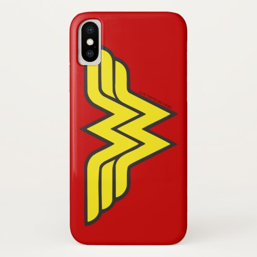 Coques Case-Mate iPhone Wonder Woman | Logo classique (Dos)