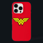 Coques iPhone 16 Pro Wonder Woman | Logo classique<br><div class="desc">Wonder Woman - DC Originals | Le logo classique Wonder Woman double "W" jaune et noir</div>