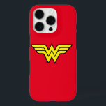 Coques iPhone 16 Pro Wonder Woman | Logo classique<br><div class="desc">Wonder Woman - DC Originals | Le logo classique Wonder Woman double "W" jaune et noir</div>