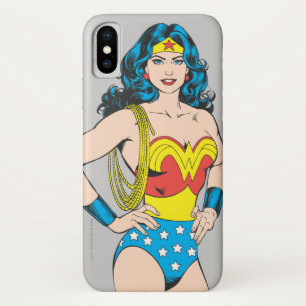 Coque Case-Mate Pour iPhone Wonder Woman Pose Vintage avec Lasso