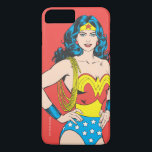 Case-Mate iPhone Case Wonder Woman | Pose Vintage avec Lasso<br><div class="desc">Un classique Wonder Woman bande dessinée personnage art debout pose.</div>