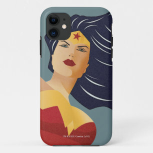 Coque Case-Mate Pour iPhone Wonder Woman Retro City Sunburst