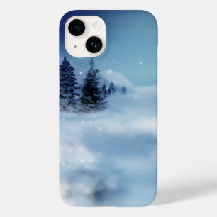 Coque Pour iPhone 14 Wonderland d'hiver de nuit