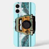 Coques Case-Mate iPhone Woody Wave Hawaiian Surf Illustration Coque-Mate i (Verso)