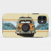 Coques Case-Mate iPhone Woody Wave Surfer iPhone 5 Coques (Dos (Horizontal))