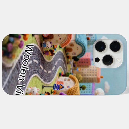 Coques Case-Mate iPhone Woolen Village (Verso (horizontal))