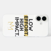 Coques Case-Mate iPhone Work Smart Not Hard Modern Typography (Verso (horizontal))