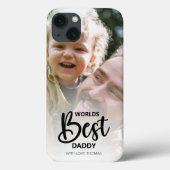Coques Case-Mate iPhone Worlds Best Daddy Modern Photo Collage (Verso)
